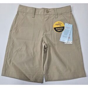 Cat & Jack Boys School Uniform Shorts Vintage Khaki Quick Dry Size 6 325011982